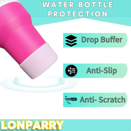 LONPARRY Tumbler Accessories - 2-Pack Silicone Boot for Stanley 30/40 oz, BPA-Free - Image 2