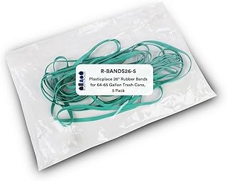 Plasticplace 26" Rubber Bands for 64-65 Gallon Trash Cans, 5 Count (Pack of 1) - Image 1