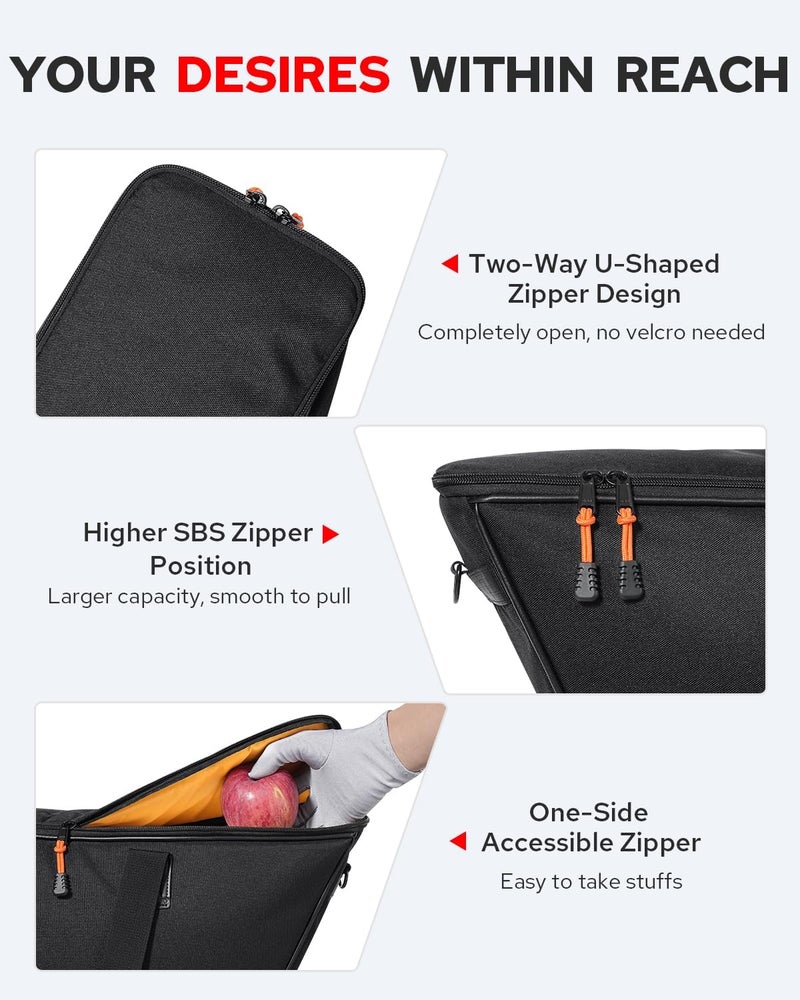 Benlari Saddlebag Liner Bags - 900D Oxford Motorcycle Insert Storage Bags for Harley Davidson Touring Models (2 Bags) - Image 3