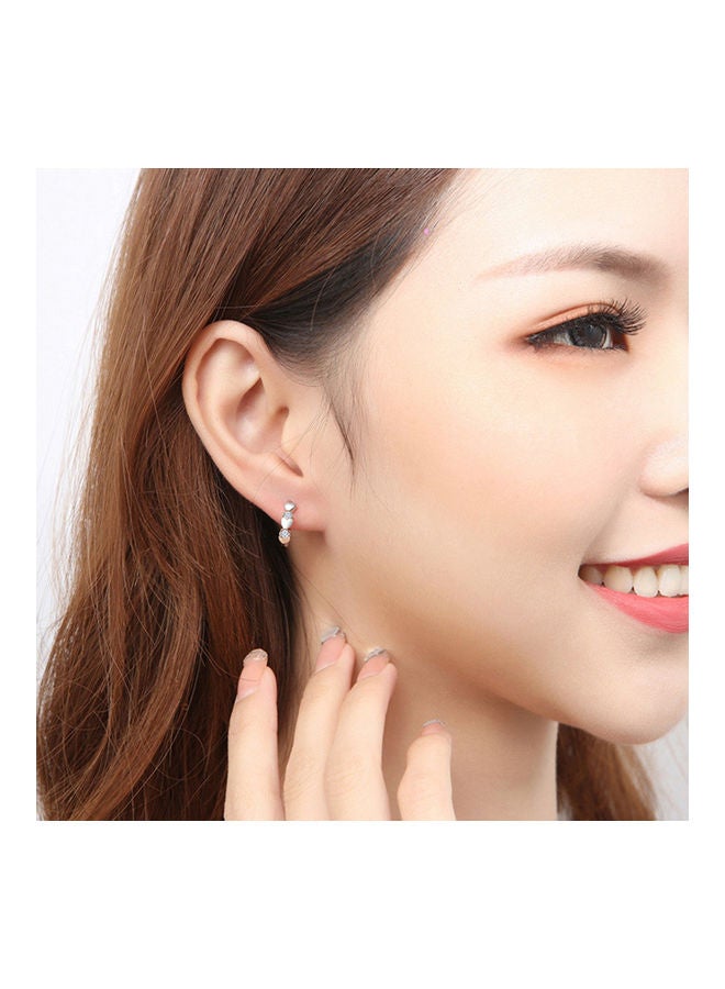 نيبمينينت أقراط بتصميم قلب مرصعة بالزركونيا المكعبة - Image 5