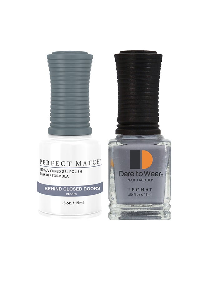 Lechat Gel Nail Polish & Nail Lacquer Set (2 x 15ml) – Glossy Shine, Long-Lasting Soak-Off UV Gel Polish for Nail Art, French Manicure & Pedicure, Salon-Quality Chip-Resistant Nail Enamel for Gel Extensions - Image 1