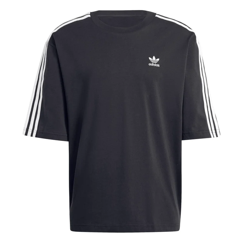 adidas تي شيرت رجالي أسود أوفر سايز أوريجينالز