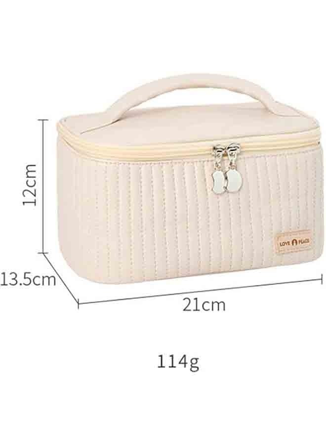 بلومنغ تايم حقيبة مستحضرات التجميل ، حقيبة غسيل كعكة السفر ، بو سعة كبيرة الراقية حقيبة التخزين المحمولة ، حقيبة تخزين السفر غسل - Image 5