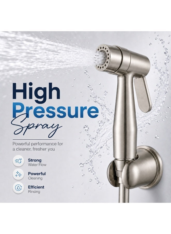 RONA Premium Solid Copper Shataff Head | 360° Rotating Dual-Mode Handheld Bidet Sprayer | Twist-to-Switch Bidet & Shower Spray | Heavy-Duty Anti-Rust Construction | Ergonomic High-Pressure Trigger | Universal G 1/2" Fitting - Image 3