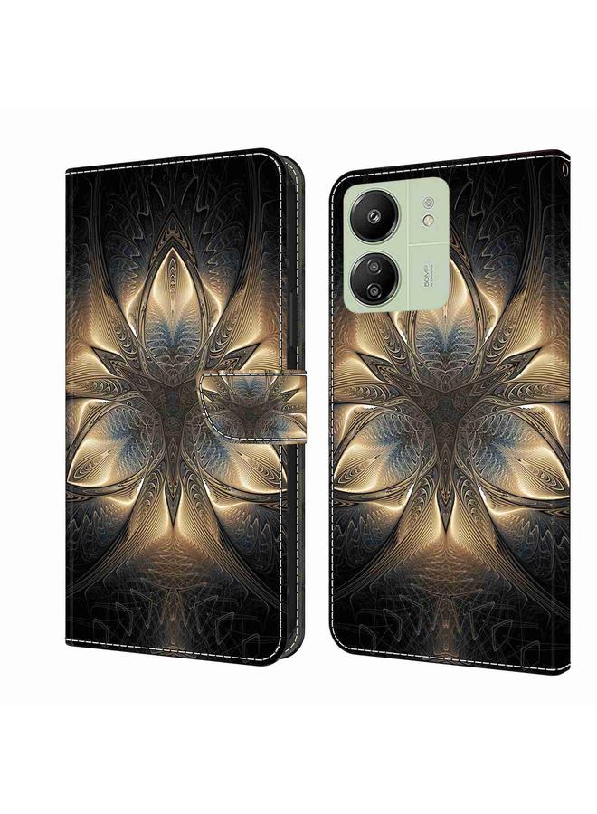 The Bros Case For Xiaomi Redmi 13C Crystal 3D Shockproof Protective Leather Phone Case