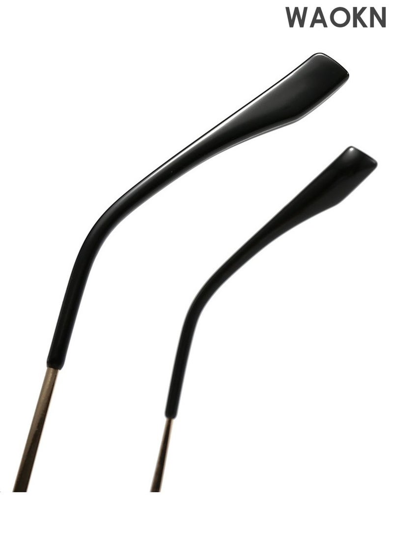 WAOKN Blue Light Blocking Glasses Computer Reading Gaming TV Phones Eyeglasses Fashion Anti Eyestrain UV Eyewear for Women Men,Transparent Lenses Eyeglass Suitable for Computer & Gaming - Image 2