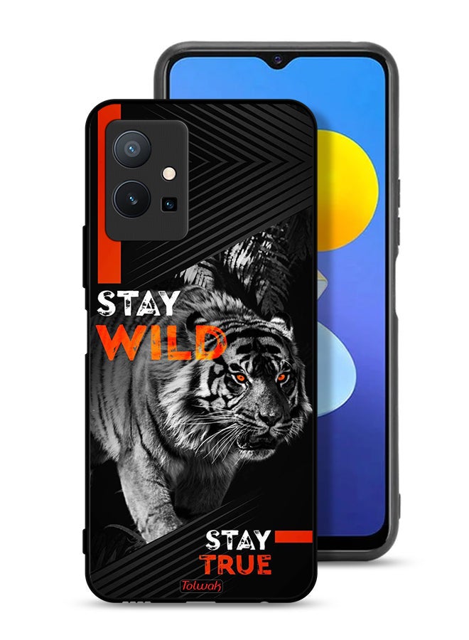 Tolwak Vivo Y75 5G Protective Case Cover Stay Wild Stay True  - Image 1