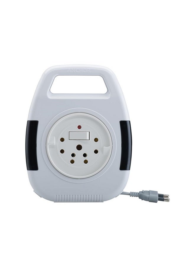 Anchor Anchor by Panasonic 6A 2 Pin Flex Box with Indicator & Handle | 8 Mtr Extension Flex Box for Home, Office (5219)  - Image 1