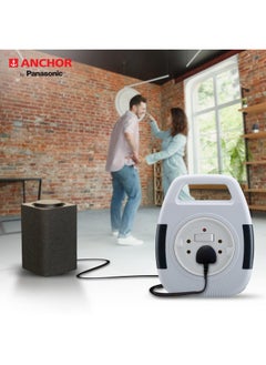Anchor Anchor by Panasonic 6A 2 Pin Flex Box with Indicator & Handle | 8 Mtr Extension Flex Box for Home, Office (5219)  - Image 4