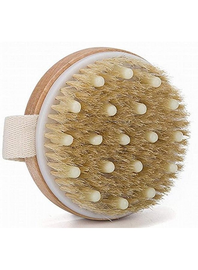 MATSON Wooden Bath Brush with Massaging Nodes for Dry brushing | Wet and Dry Bath Brush for Cellulite and Lymphatic, Suitable for all skin types - Image 1