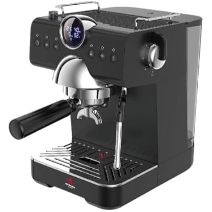 Mebashi Digital Espresso Coffee Machine 15L Tank 20 Bar Pressure Pid Temperature ControlMeEcm2108 1450W Black