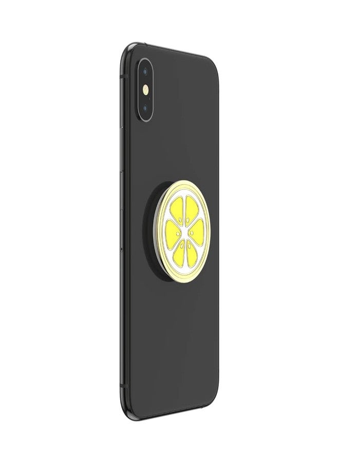 POPSOCKETS قبضة هاتف بوب سوكيتس مع قاعدة قابلة للتوسيع، رسومات مينا - شريحة ليمون - Image 4