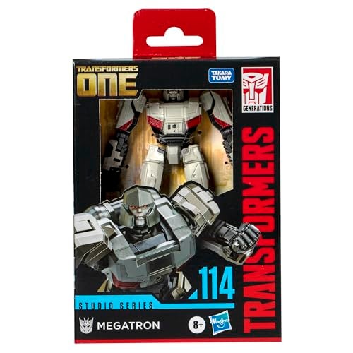 TRANSFORMERS ألعاب ترانسفورمرز سلسلة الاستوديو ديلوكس 114 ميغاترون، تمثال عمل متحول بطول 4.5 بوصة، 8+ - Image 3