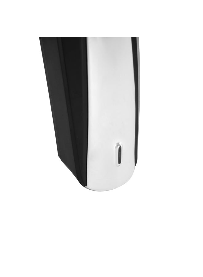 GEEPAS 7 in 1 Grooming kit Precision Trimmer|  with 600mAh Li-ion battery| Hair Clippers, Grooming Kit with Stand| Charging Indicator, Interchangeable Heads for Shaving, Detailing, Grooming Beards, Stubble, Nose and Body| 1-Hour Working Time, USB Charging| 2 Years Warranty | GTR8128N Black - Image 4