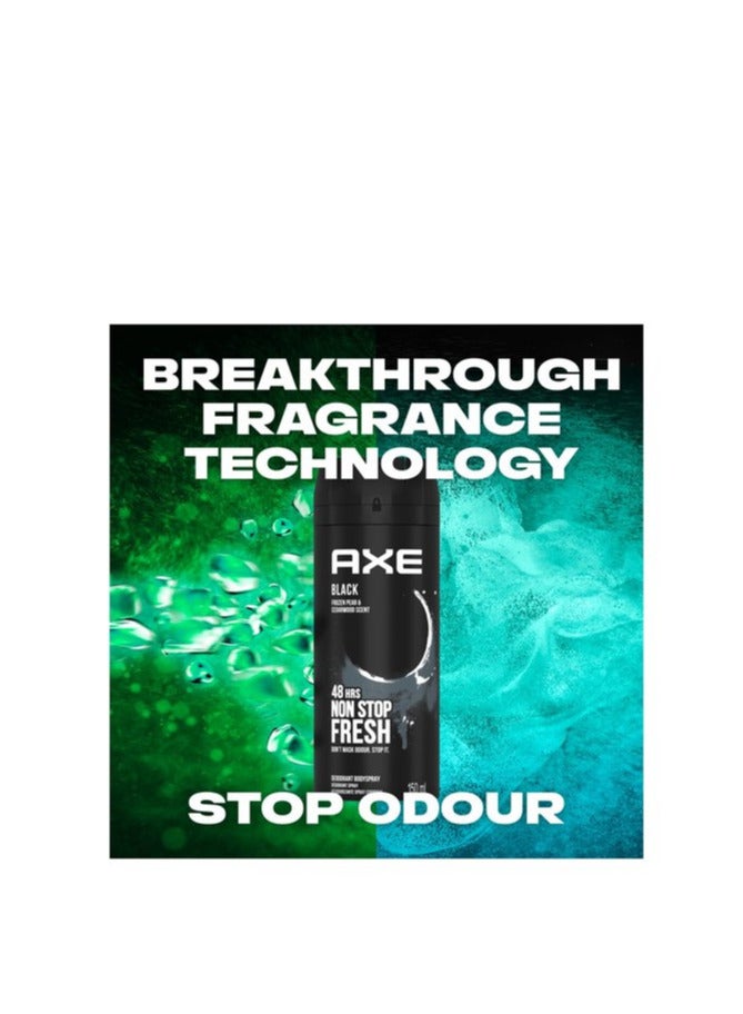 Axe Black Frozen Pear and Cedarwood Scent Deodorant Body spray 150ml - Image 5