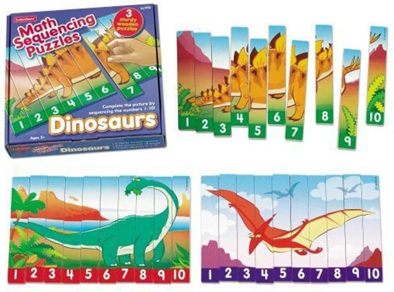 Lakeshore LL492 Dinosaurs Number Puzzle