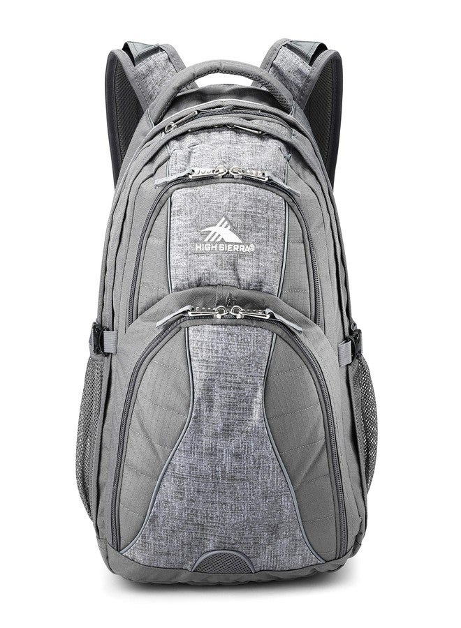 High Sierra Swerve Laptop Backpack, Slate/Woolly Weave, One Size - Image 2