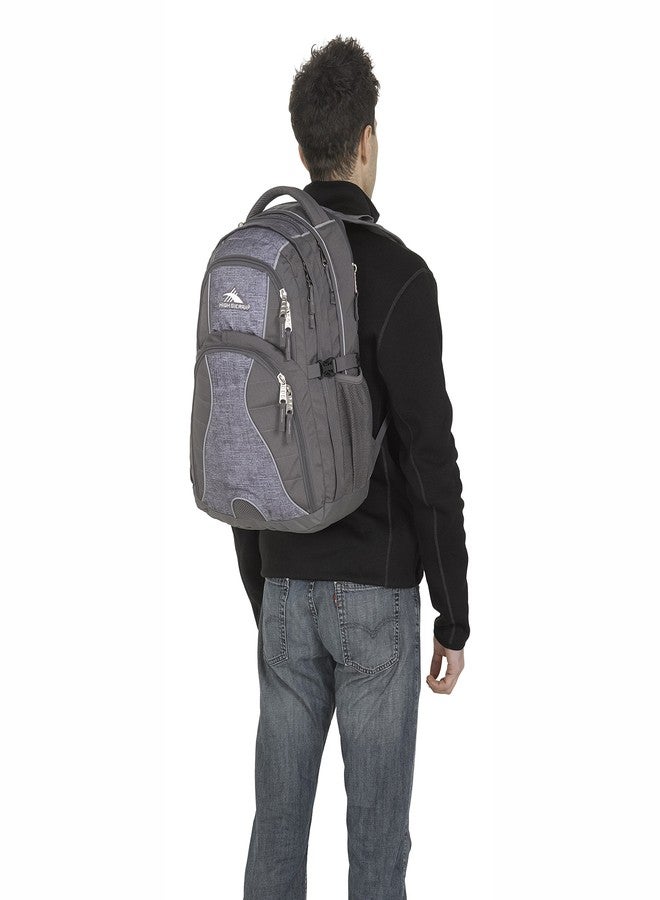 High Sierra Swerve Laptop Backpack, Slate/Woolly Weave, One Size - Image 5