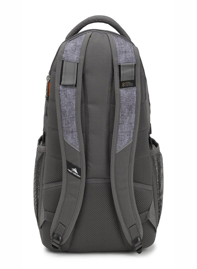 High Sierra Swerve Laptop Backpack, Slate/Woolly Weave, One Size - Image 3