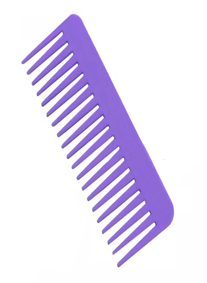 NuAngela Wide Tooth Hair Comb No Static, Detangling Styling Comb For Thick Long Curly Hair Wet Dry Hair, No Handle Round Teeth, Reduce Hair Loss&Breakages, Shower Shampoo Detangler Comb For Women Men - Image 1