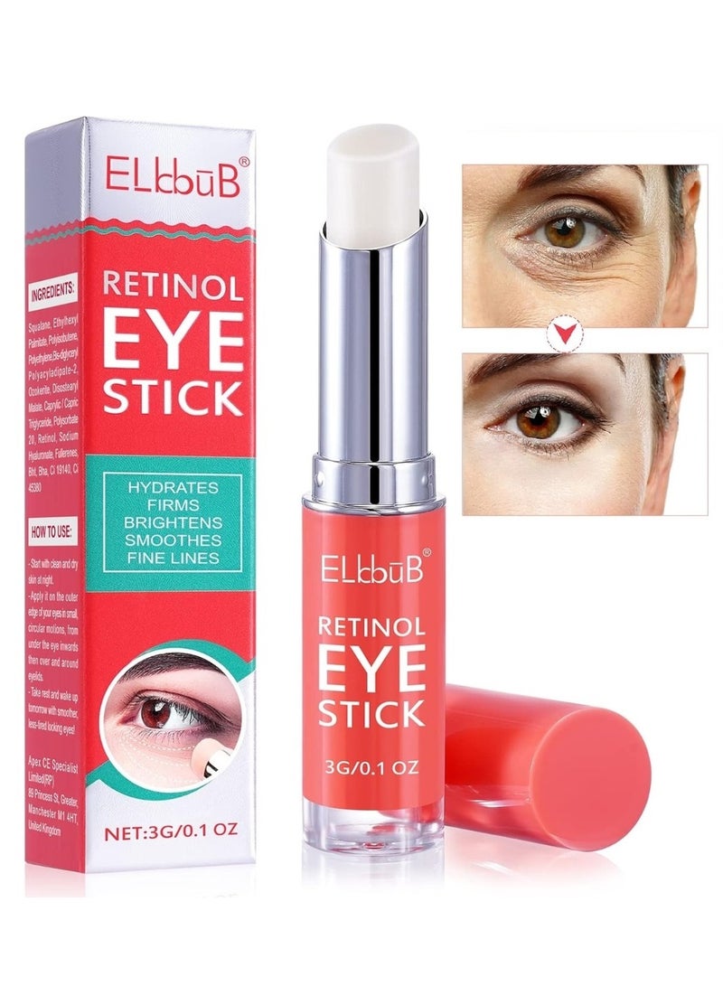 ELBBUB Retinol Eye Stick Anti Wrinkle Eye Cream for Puffy Eyes Dark Circles Eye Bags Crows Feet Wrinkles Reduces Wrinkles Saggy Skin Puffy Eyes  - Image 1
