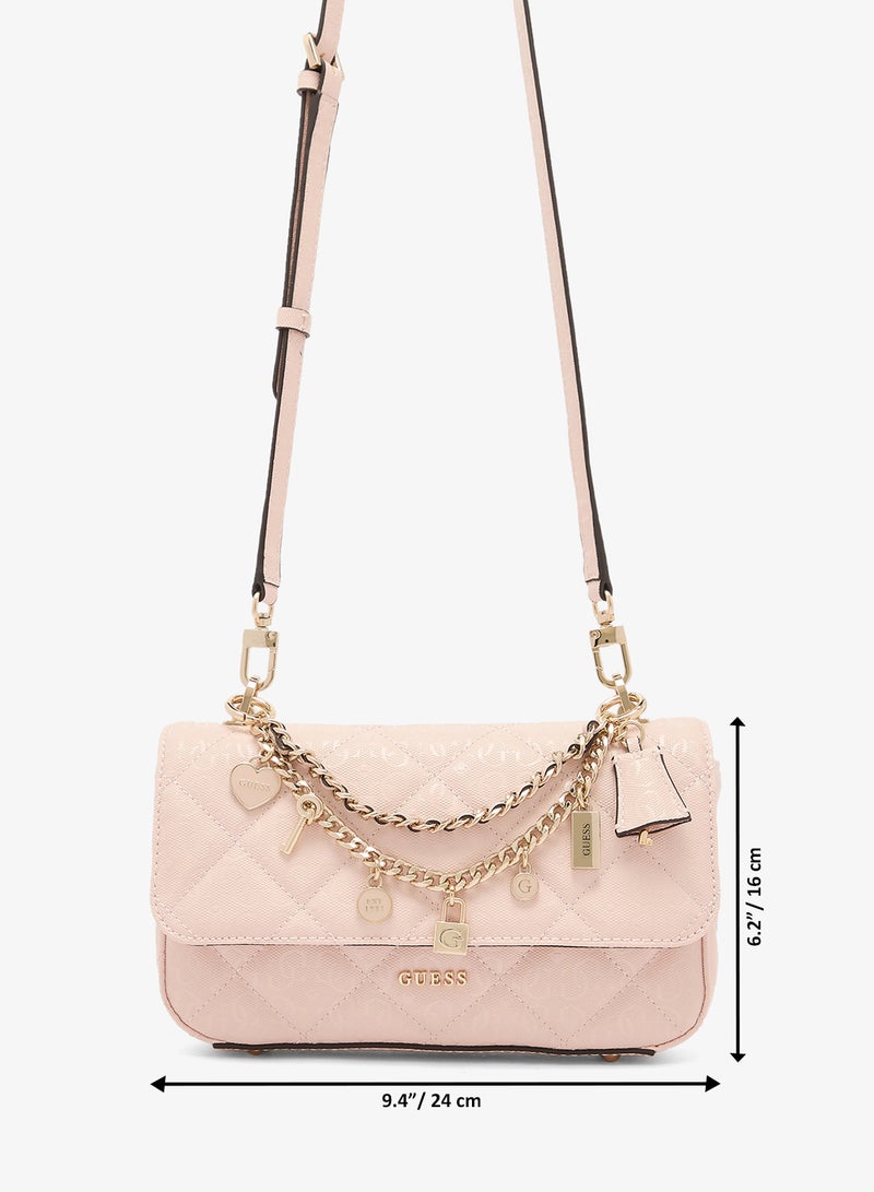 GUESS Libby Flap Over Crossbody Bag - Image 5