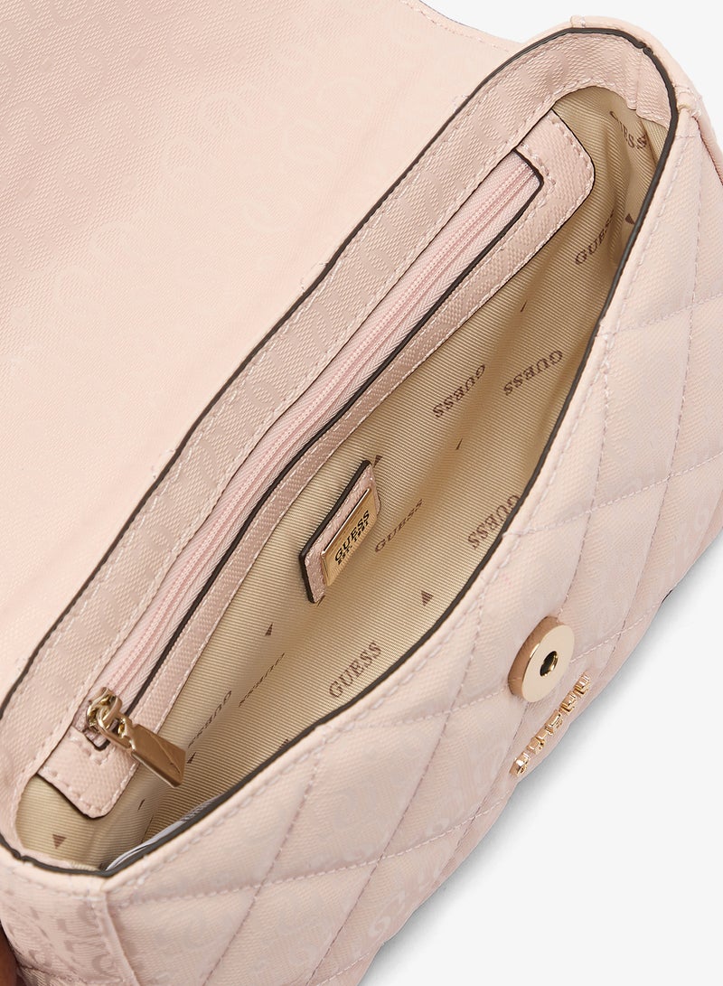 GUESS Libby Flap Over Crossbody Bag - Image 4