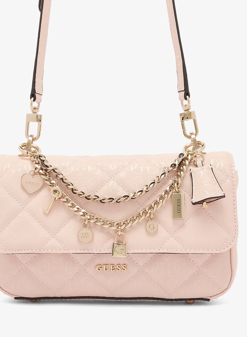 GUESS Libby Flap Over Crossbody Bag - Image 3