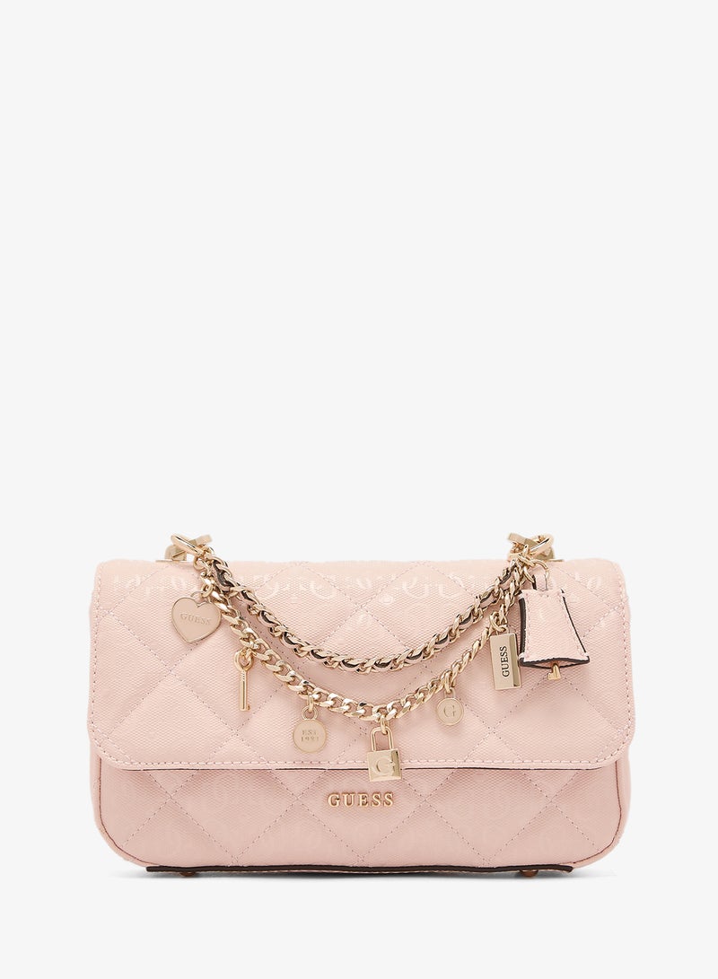 GUESS Libby Flap Over Crossbody Bag - Image 1