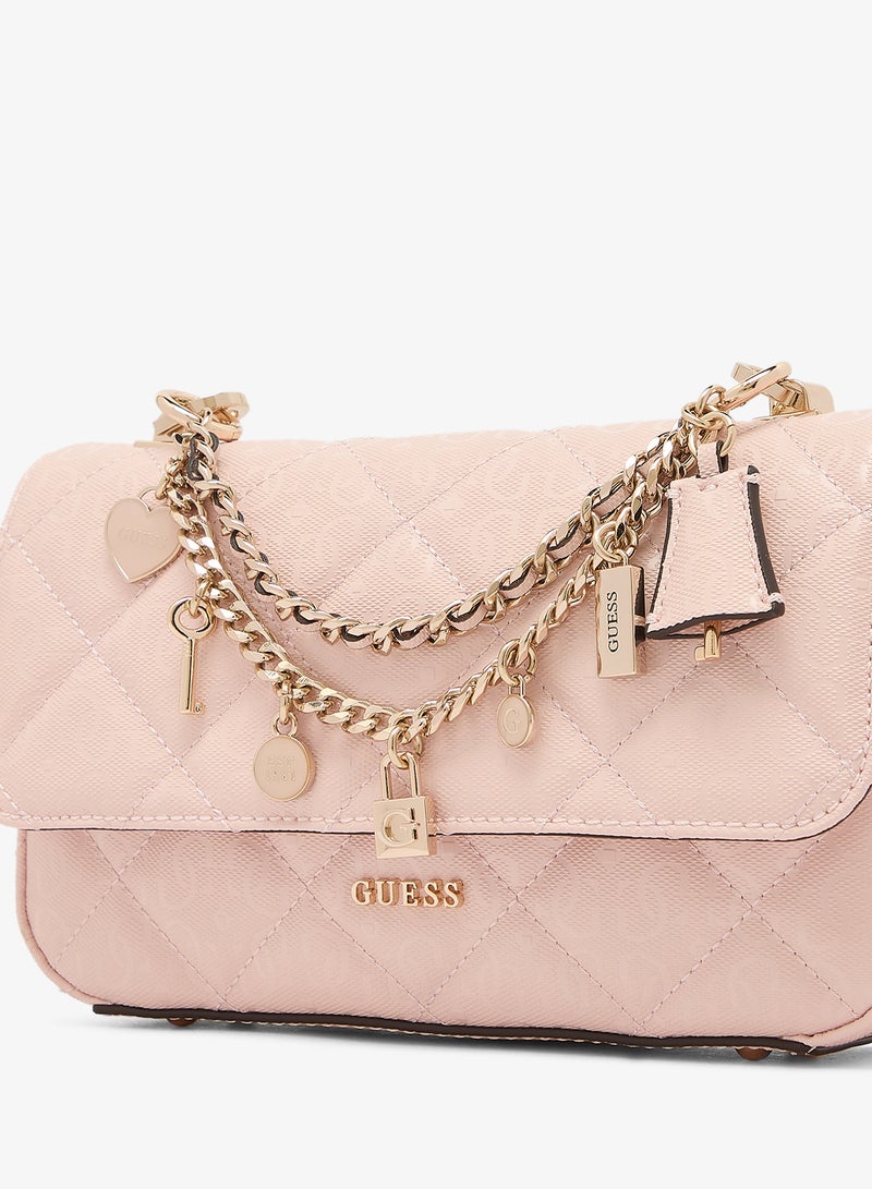 GUESS Libby Flap Over Crossbody Bag - Image 3