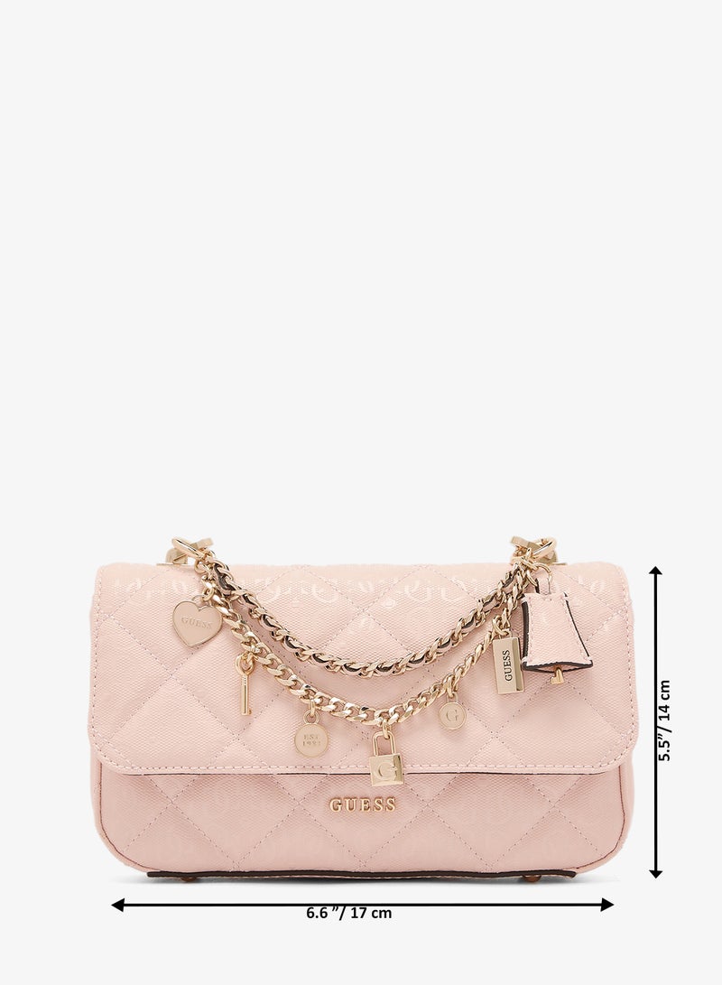 GUESS Libby Flap Over Crossbody Bag - Image 5
