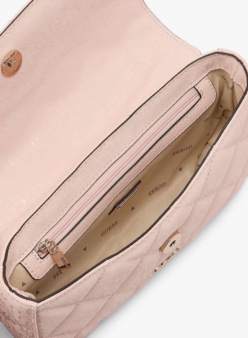 GUESS Libby Flap Over Crossbody Bag - Image 4