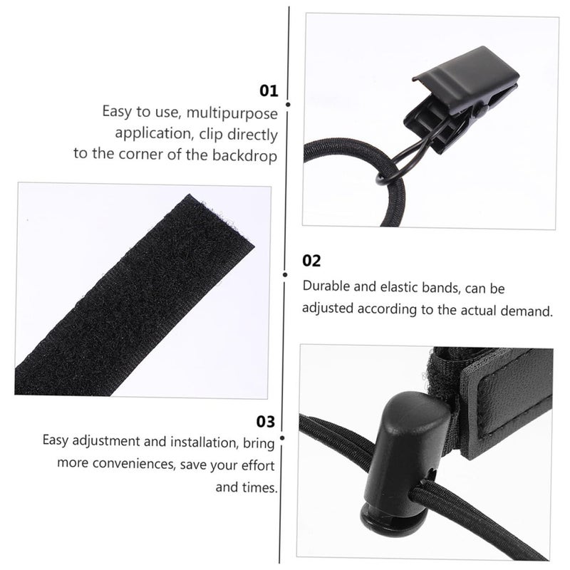 6Pcs Adjustable Backdrop Clamps Spring Clip Set For Photography Studio Background Support - Image 4