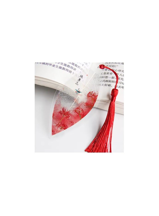 “A stylish reading accessory with a nature-inspired design