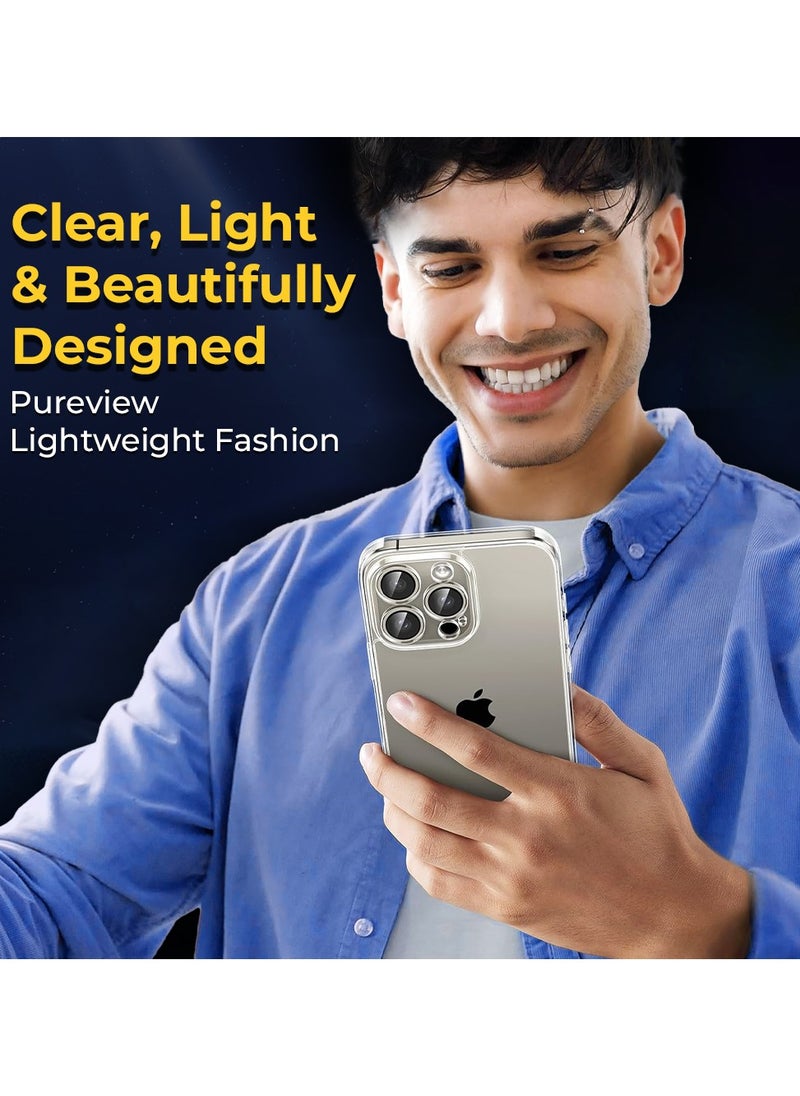 glassology - iPhone 16 Pro MagSafe Clear Case with Screen Protector Slim Shockproof Wireless Charging Compatible Anti-Yellowing Protective Bundle - Image 1