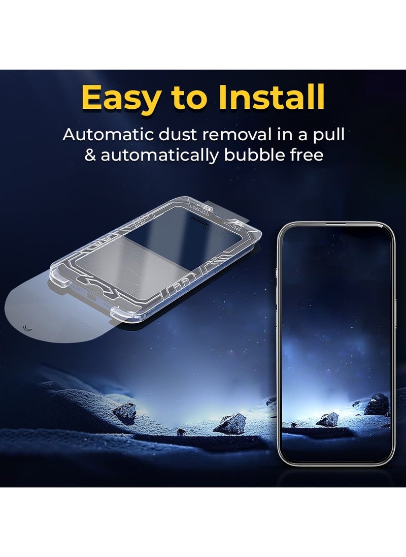glassology - iPhone 16 Pro MagSafe Clear Case with Screen Protector Slim Shockproof Wireless Charging Compatible Anti-Yellowing Protective Bundle - Image 1