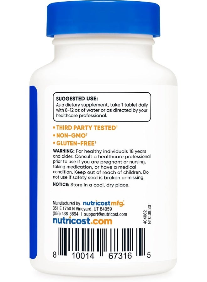 Nutricost Chromium 1000Mcg, 240 Tablets Gluten Free, Nongmo - Image 5