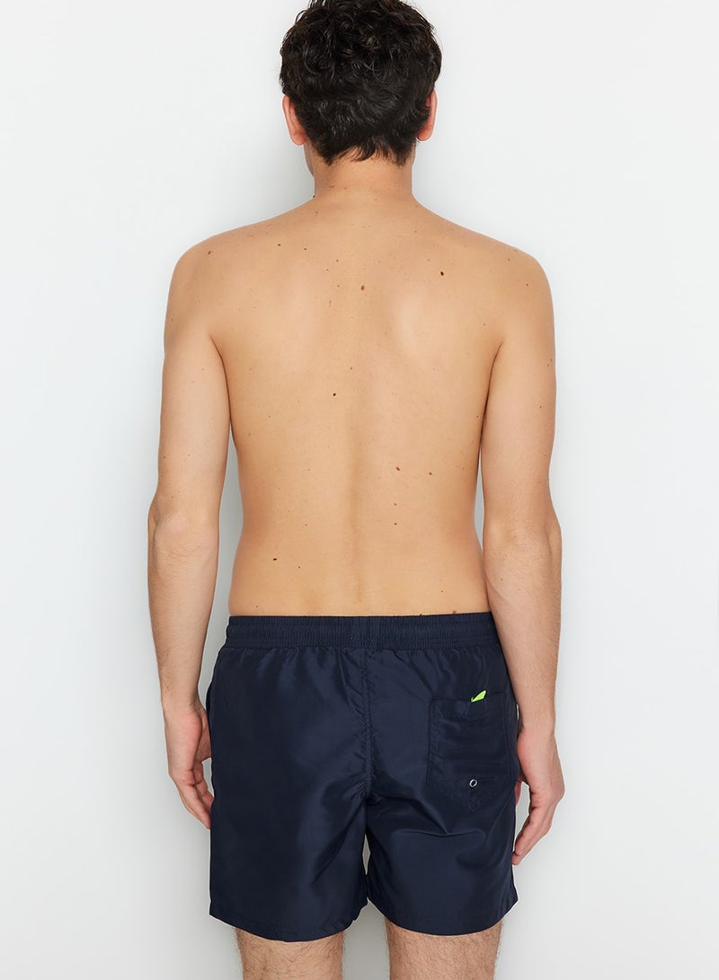 trendyol Navy Blue Standard Size Swimsuit - Sea Shorts TMNSS20DS0023 - Image 5