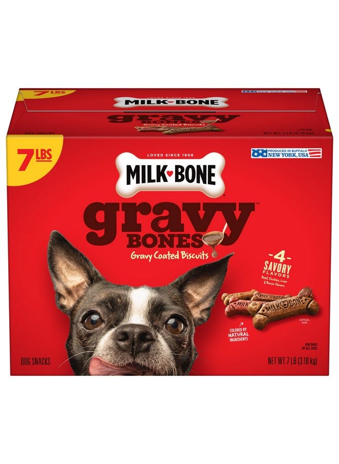 Milk-Bone Gravy Bones Dog Treats with 4 Savory Meat Flavors Coated in Gravy, 7 Pound - pzsku/Z71992509927349F5253BZ/45/_/1737032194/7f6bec4e-fae9-45df-9040-a599e79a2ba0