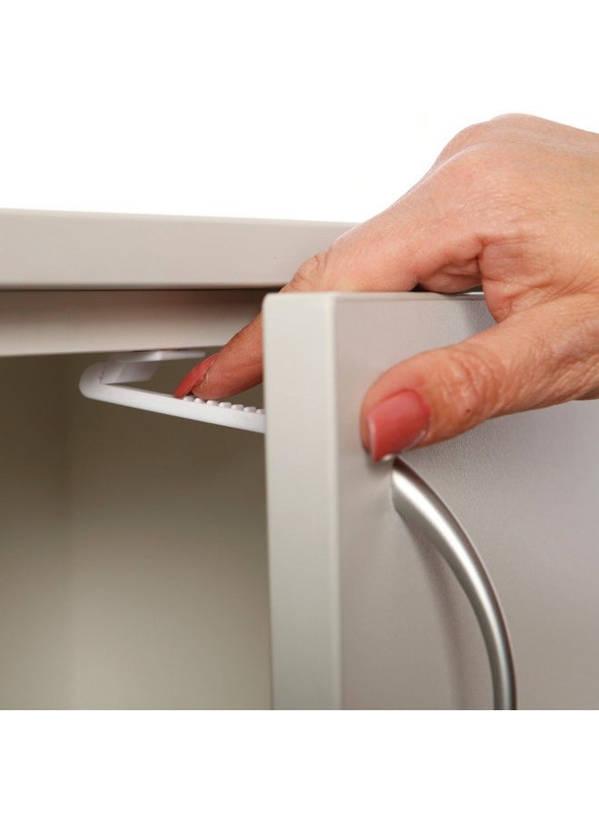 dreambaby Dreambaby Safety Catches - Child Proof Cabinet & Drawers Locks Latches - White - 6 Count - Model L101  - Image 1