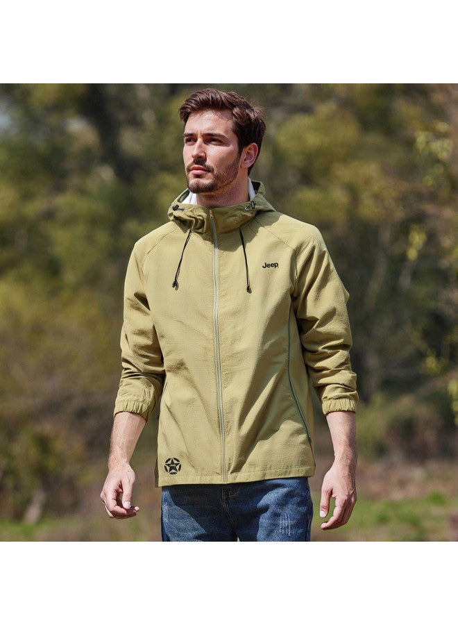 جيب 【UPF50+】هودي صيفي للرجال للحماية من الشمس، سترة واقية من الشمس للرجال قابلة للتنفس ومتينة - Image 2