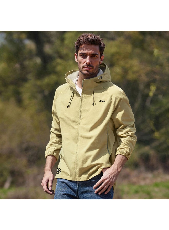 جيب 【UPF50+】هودي صيفي للرجال للحماية من الشمس، سترة واقية من الشمس للرجال قابلة للتنفس ومتينة - Image 3