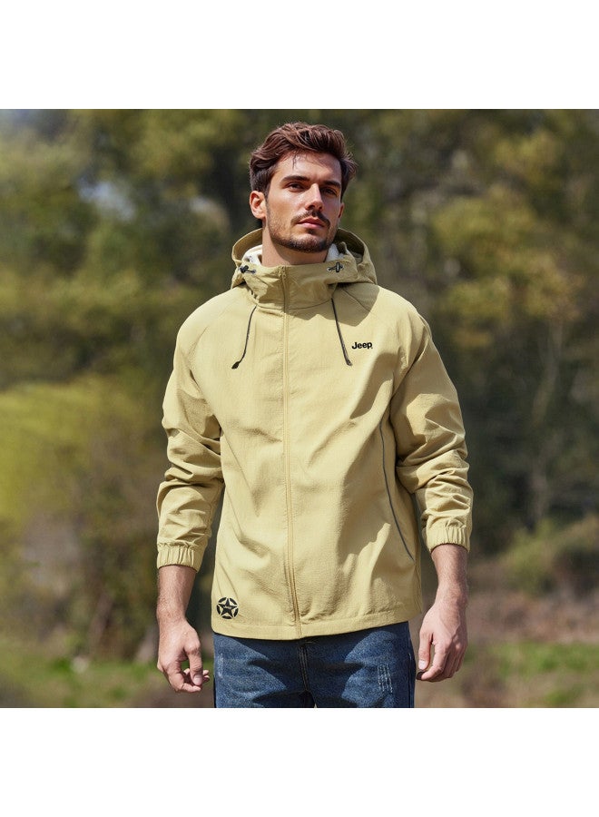 جيب 【UPF50+】هودي صيفي للرجال للحماية من الشمس، سترة واقية من الشمس للرجال قابلة للتنفس ومتينة - Image 4