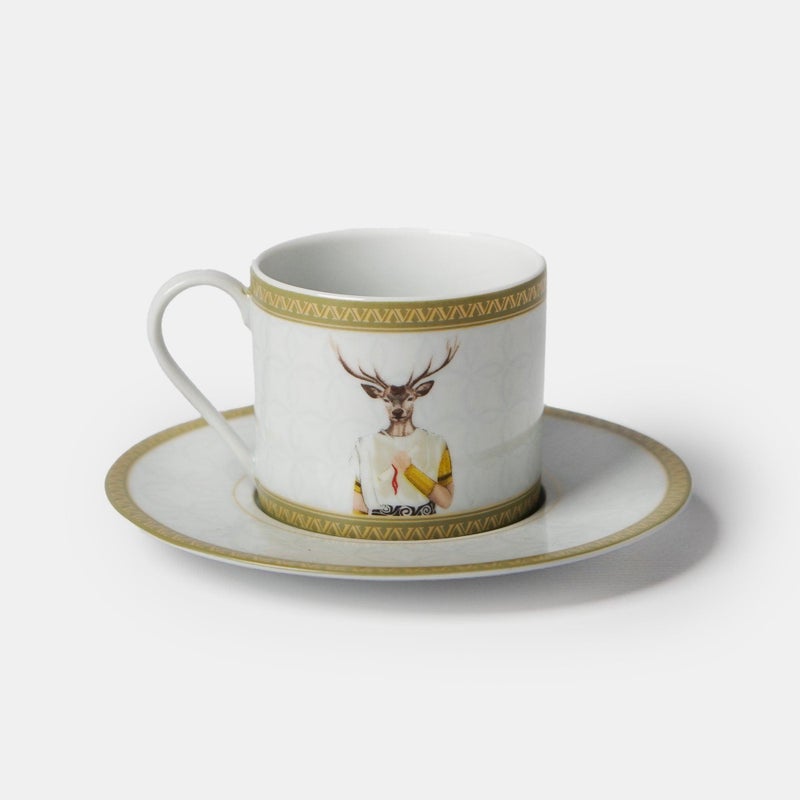 VITELLI DESIGN STUDIO Roman Porcelain Teacup - Image 2