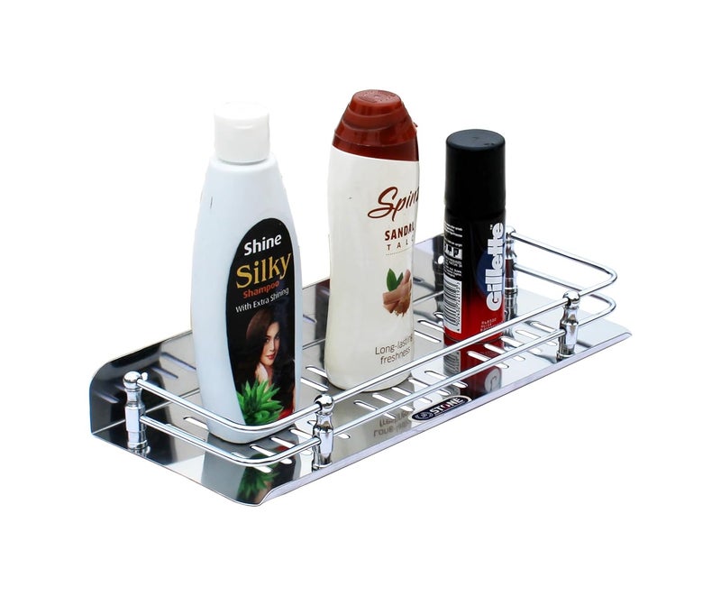 STONE STONE Stainless Steel Multipurpose Bathroom and Kitchen Shelf/Shelves/Organizer/Rack/Bathroom Accessories - Wall Mount (12 X 5 Inches) - Image 1