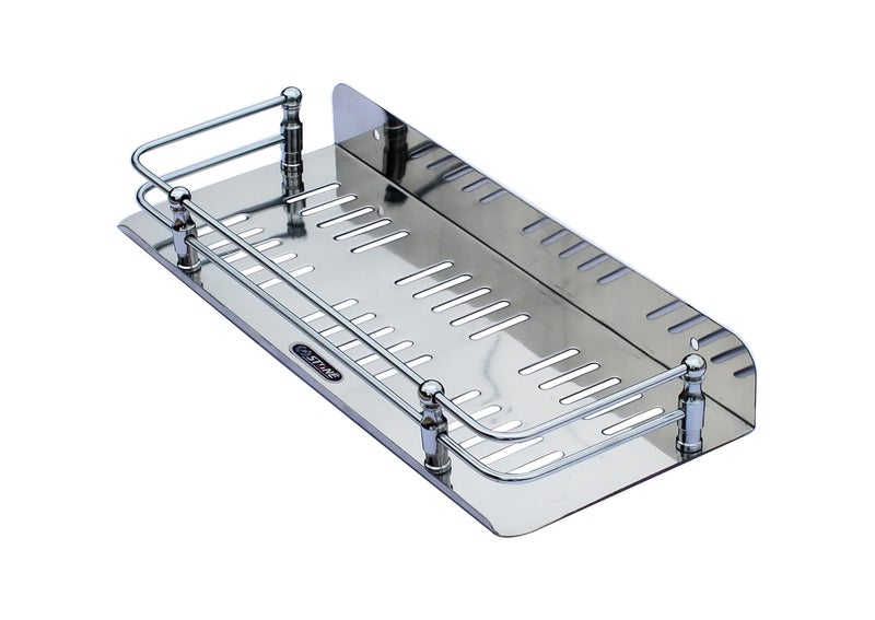 STONE STONE Stainless Steel Multipurpose Bathroom and Kitchen Shelf/Shelves/Organizer/Rack/Bathroom Accessories - Wall Mount (12 X 5 Inches) - Image 3