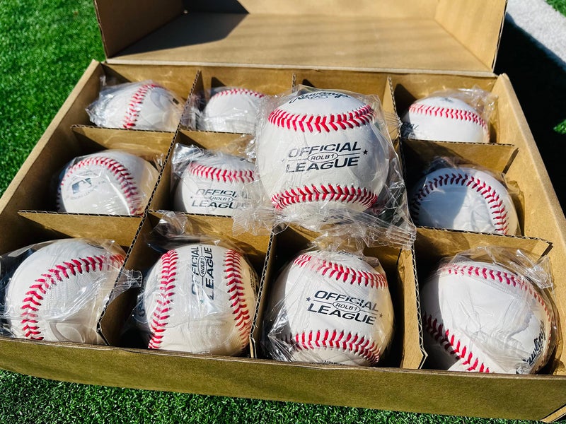 Rawlings رولينغز | كرات البيسبول الرسمية | درجة المنافسة | ROLB1 | للشباب/14 سنة | للاستخدام في المباريات/التدريب | 12 قطعة، بيضاء - Image 5
