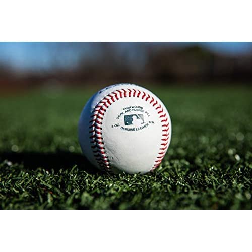 Rawlings رولينغز | كرات البيسبول الرسمية | درجة المنافسة | ROLB1 | للشباب/14 سنة | للاستخدام في المباريات/التدريب | 12 قطعة، بيضاء - Image 4