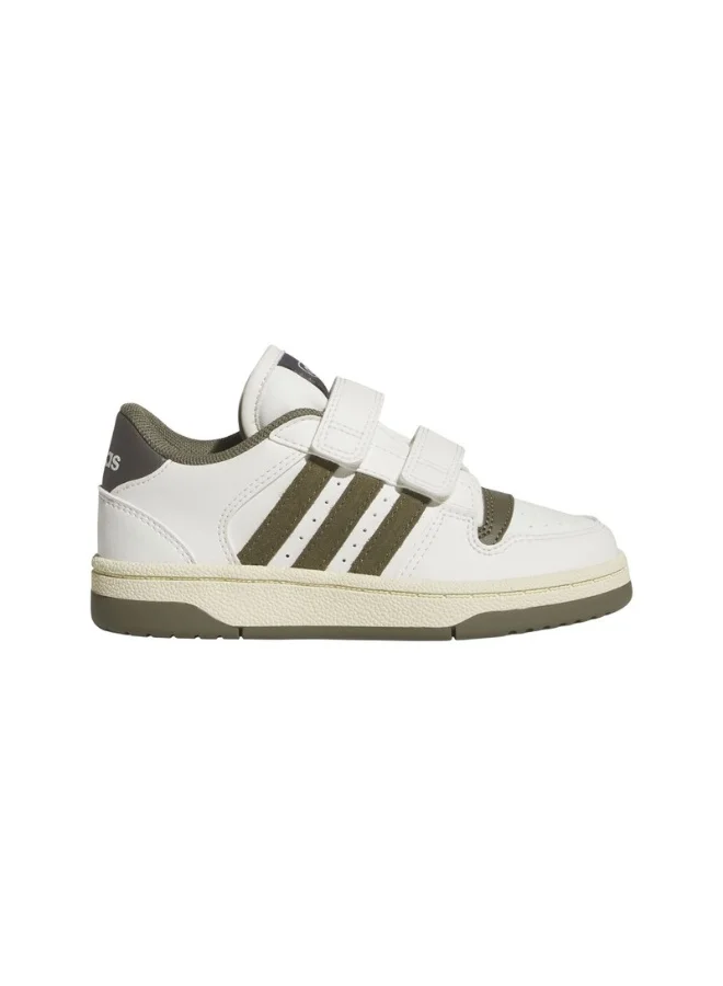 adidas Adidas Break Start El Cf C U White Basketball Shoes For Kids