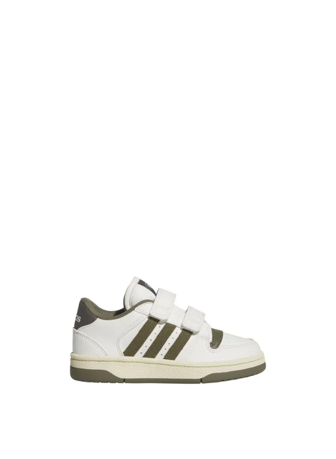 adidas Adidas Break Start El Cf C U White Basketball Shoes For Kids